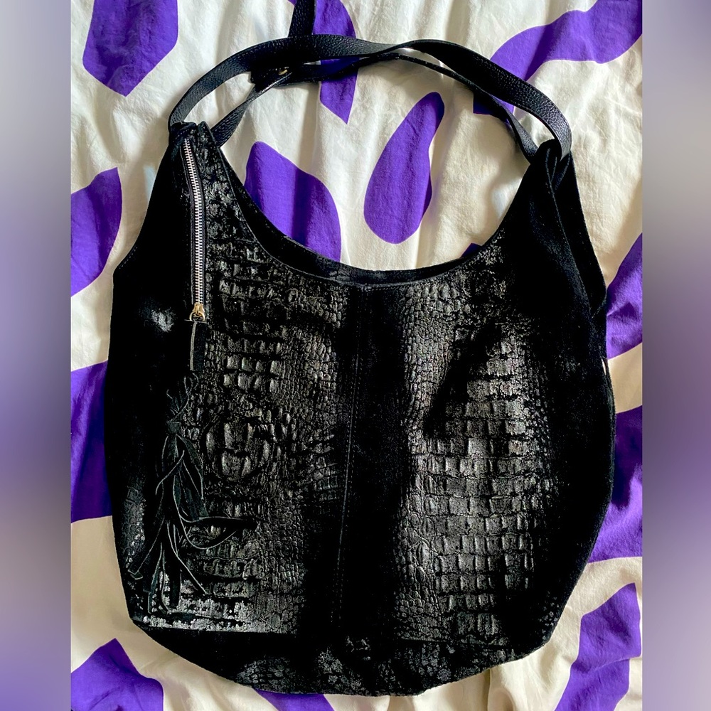 VERE PELLE adjustable shoulder bag